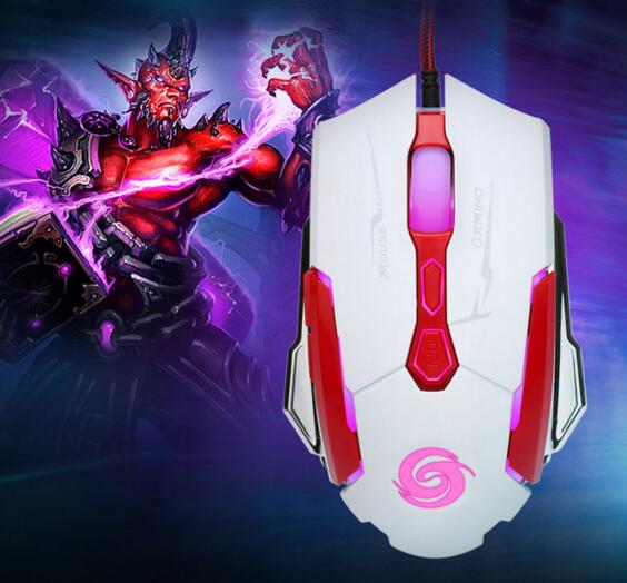 Super cool 4000DPI 7 keys usb wired gaming mouse